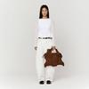 Pleatsmama Big Bow Bag Camel