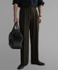 Baulopeulodeogteu Wool Tr Wide Slacks [Khaki]