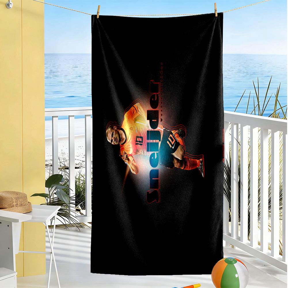 Sneijder's Dynamic Leap Beach Towel Quick-Dry Soft Microfiber Comfortable Lightweight