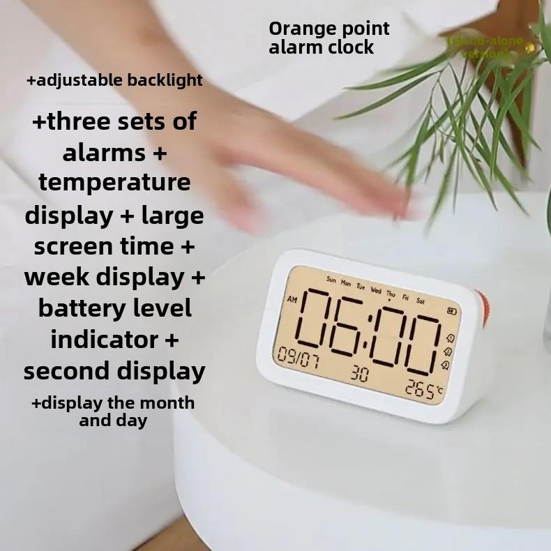 

Интегрированный будильник со световым таймером, простое украшение для домашнего рабочего стола, креативный портативный 2 в 1, зарядка