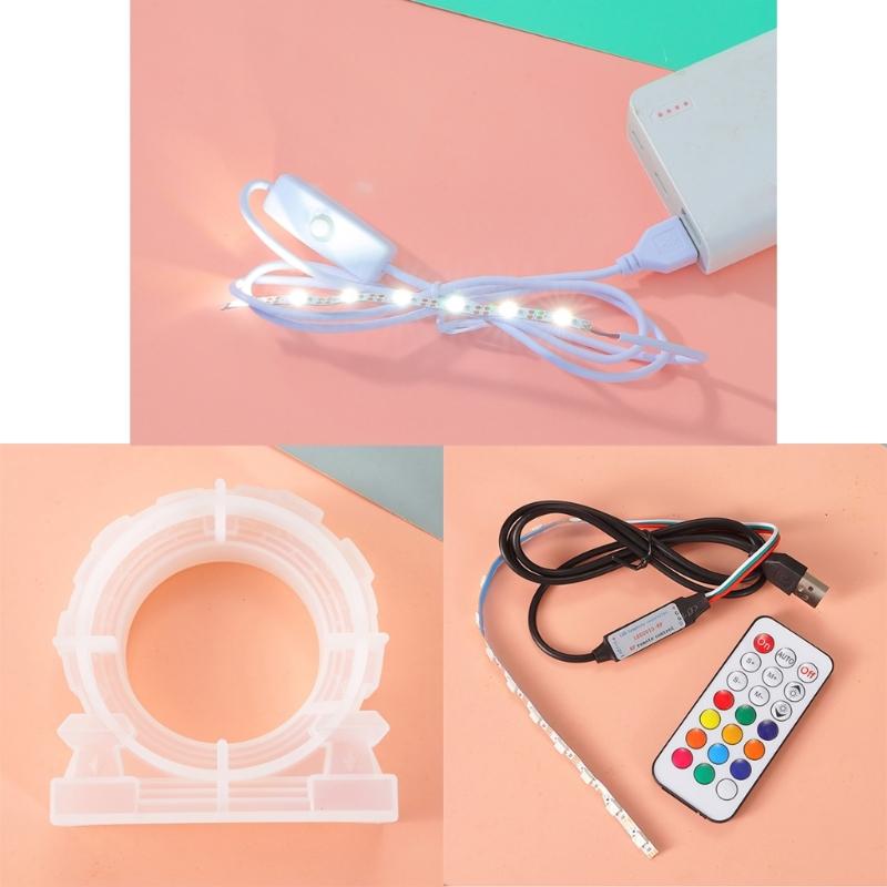 Diy Crystal Drop Glue Aromatherapy Gypsum Abrasive Different Dimensional Abyss Mirror Jewelry Ornaments Silicone Mold