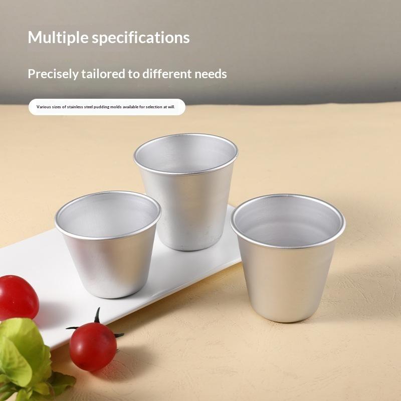 1Pc Optional Size Pastry Pudding Mold Decorating Tool Nonstick Baking Cups Metal Aluminum Pudding Mold Decorating Tool Cake Mold