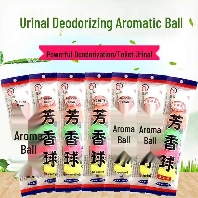 Fragrant Odor-Eliminating Bathroom Essence Balls for Toilets and Urinals