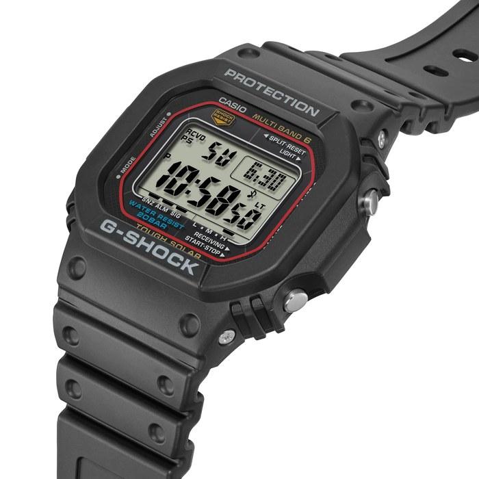 Casio G-Shock 5600 Series Men's Water Resistant Radio Solar Digital Black GW-M5610U-1 / GW-M5610-1