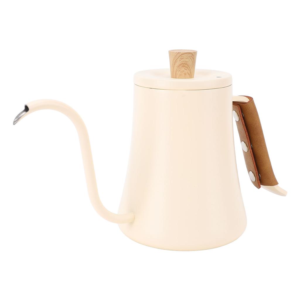 Schwanenhalskessel 600ml Übergießen Kaffeekessel Teekanne 304 Edelstahl Handtropfkaffeekanne für