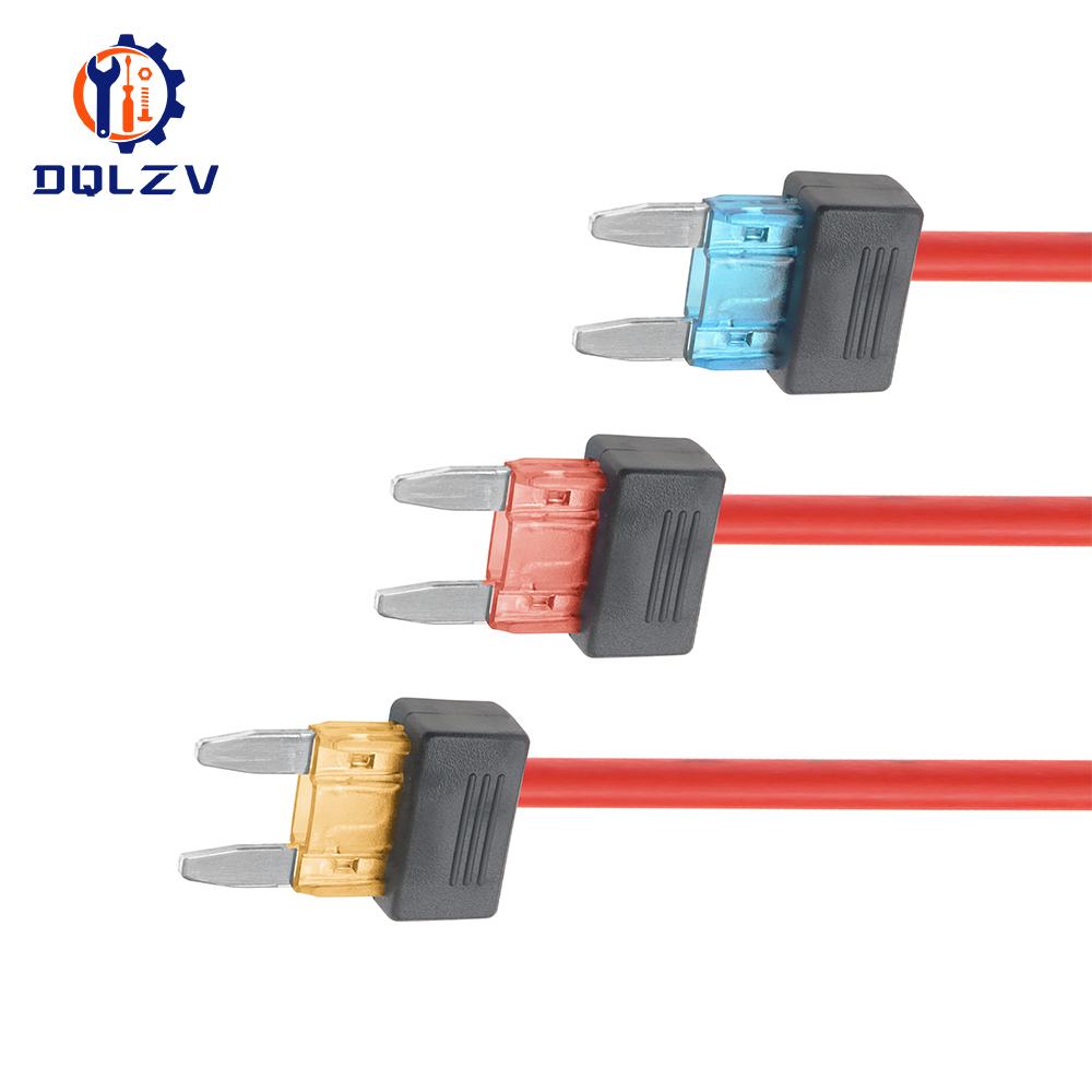 32V Mini ATM APM Blade Simple Safety Device 3A 5A 10A 15A 20A Car Fuse Holder Add-a-circuit TAP Adapter Fuse Holders1