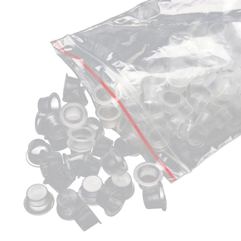 Korean Style Microblading Pigment Cups (100-Pack) for Eyebrow & Lip Tattoo