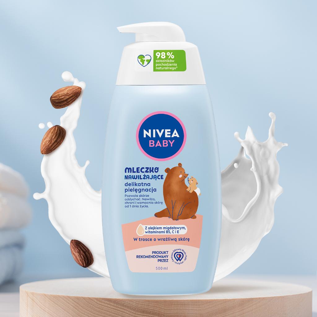 090344 Nivea Baby Moisturizing Milk Gentle Care 500