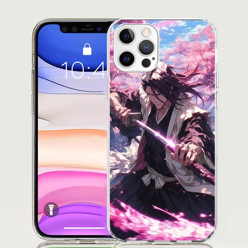 Bleach Kuchiki Byakuya Phone Case For iPhone 17 Air 16 15 Plus 11 14 Pro Max 13 Mini 12 7 8 + SE Pattern Art Customized Cover 17