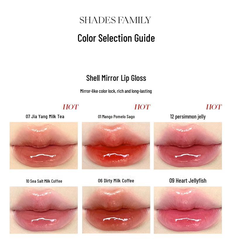 Joocyee Amber Lip Glaze V05 Cinnamon & Mandarin Duck Milk Tea Lipstick - Moisturizing, Water-Light Finish