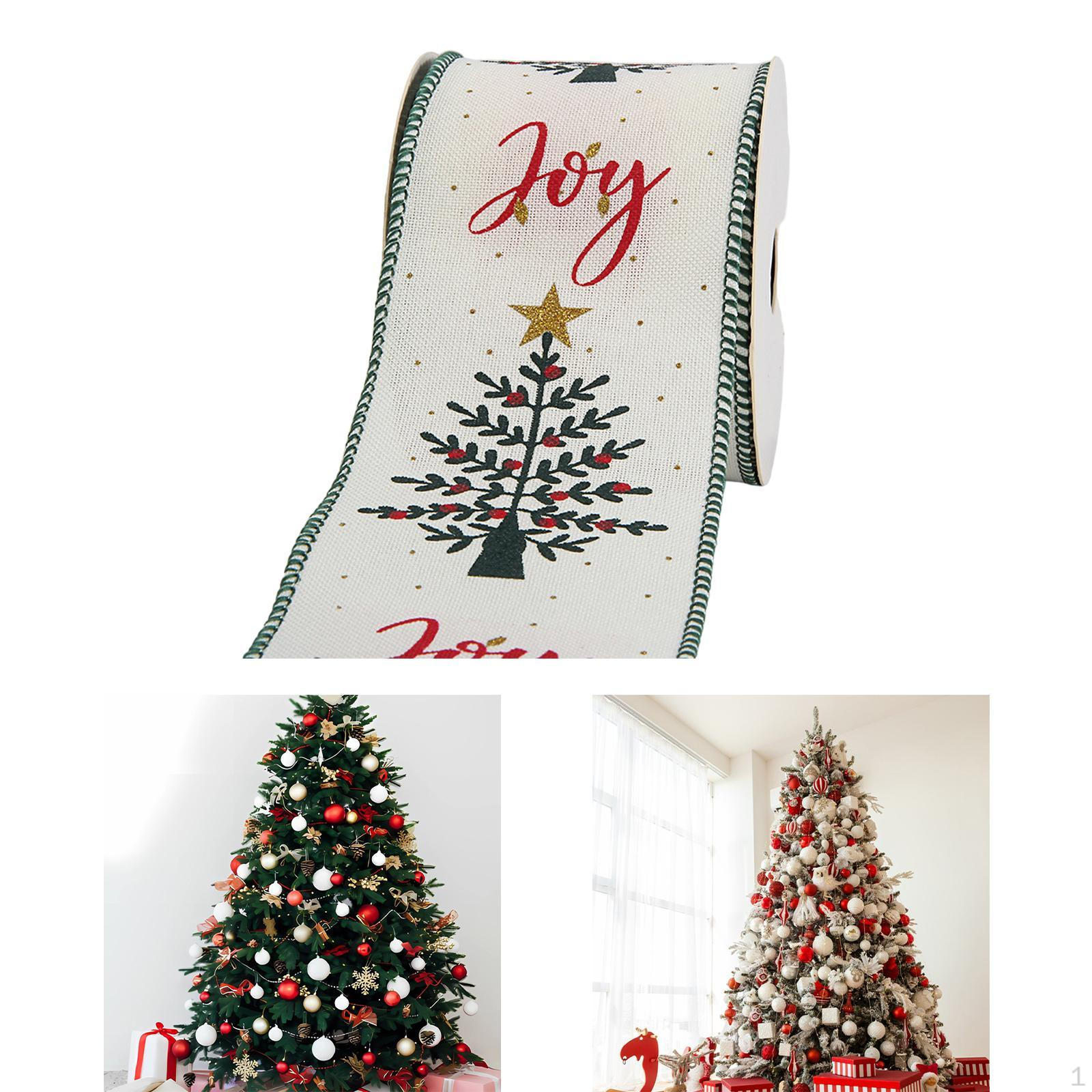 

Рождественская елка с лентой 5 ярдов Декор Подарки Упаковка для букета Heart Leaf Tree