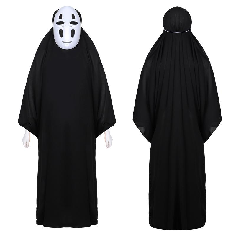 Klassisk Anime Spirited Away Sen To No Face Mann Cosplay Masker Kjole Halloween Karneval Morsomme kostymer Barn Voksen Stil Ny