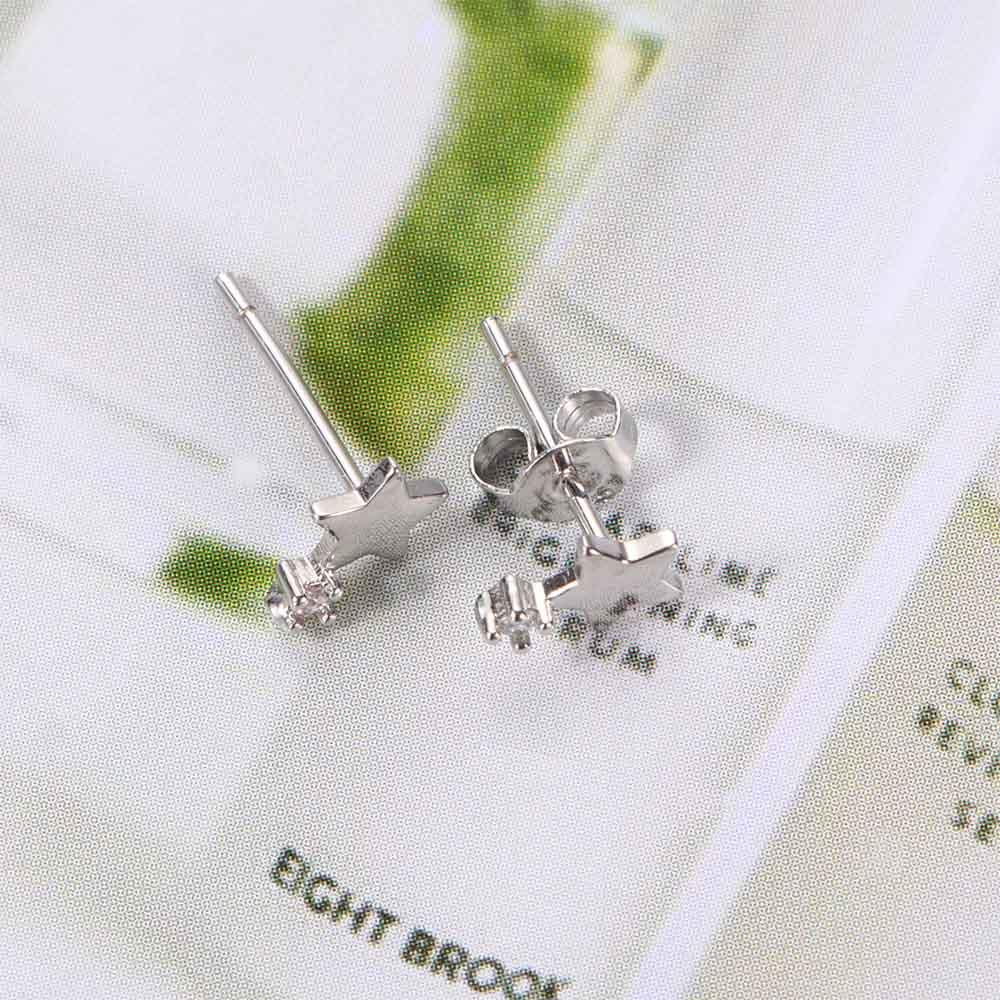 Girls Geometric Tassel Star Chic Stud Earrings Party Jewelry Drop Earrings Fashion Accessories