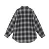 JNBY 2024 Autumn Long Sleeve Wool Blend Plaid Coat