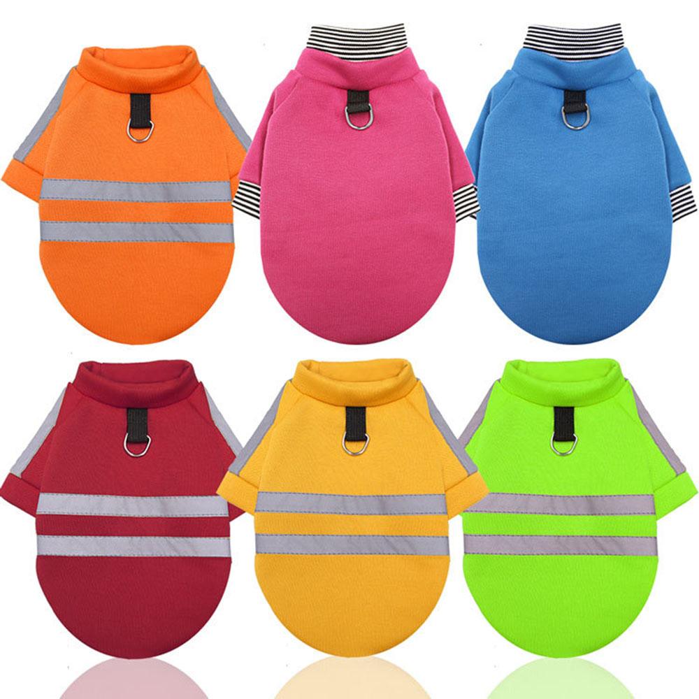 Reflective Small Dog Hoodie Clothes Winter Puppy Dog Sweater Warm Pet Coat Jacket Clothing Hoodies for Puppy Small Medium Dogs