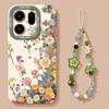 Custodia per cellulare a parete fiorita applicabile in primavera oppo silicone findx9pro fresca x8ultra con cordino set x7/6/5