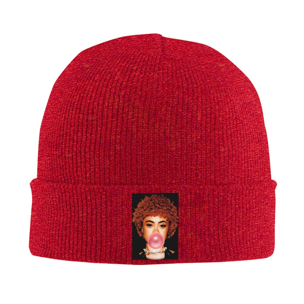 Ice Spice Warm Knitted Cap Winter Knit Bonnet Hat Skullies Beanies Hip Hop Caps for Unisex