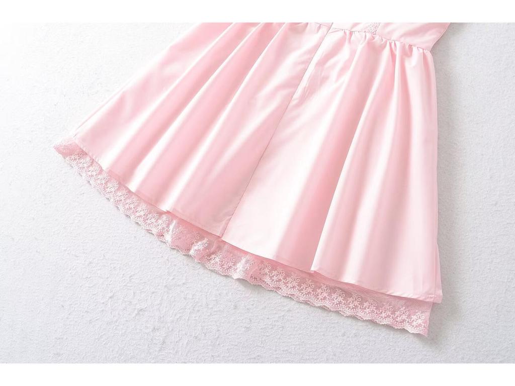 2024 Winter Women's European & American Style Lace Waist-Hugging Dress