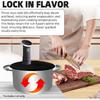Sous Vide Precision Cooker Silicone Lids Compatible with Anova Fits Up To 10.5" Stock Pots, Silicone Sous Vide Lids for Prevent Water Evaporation and