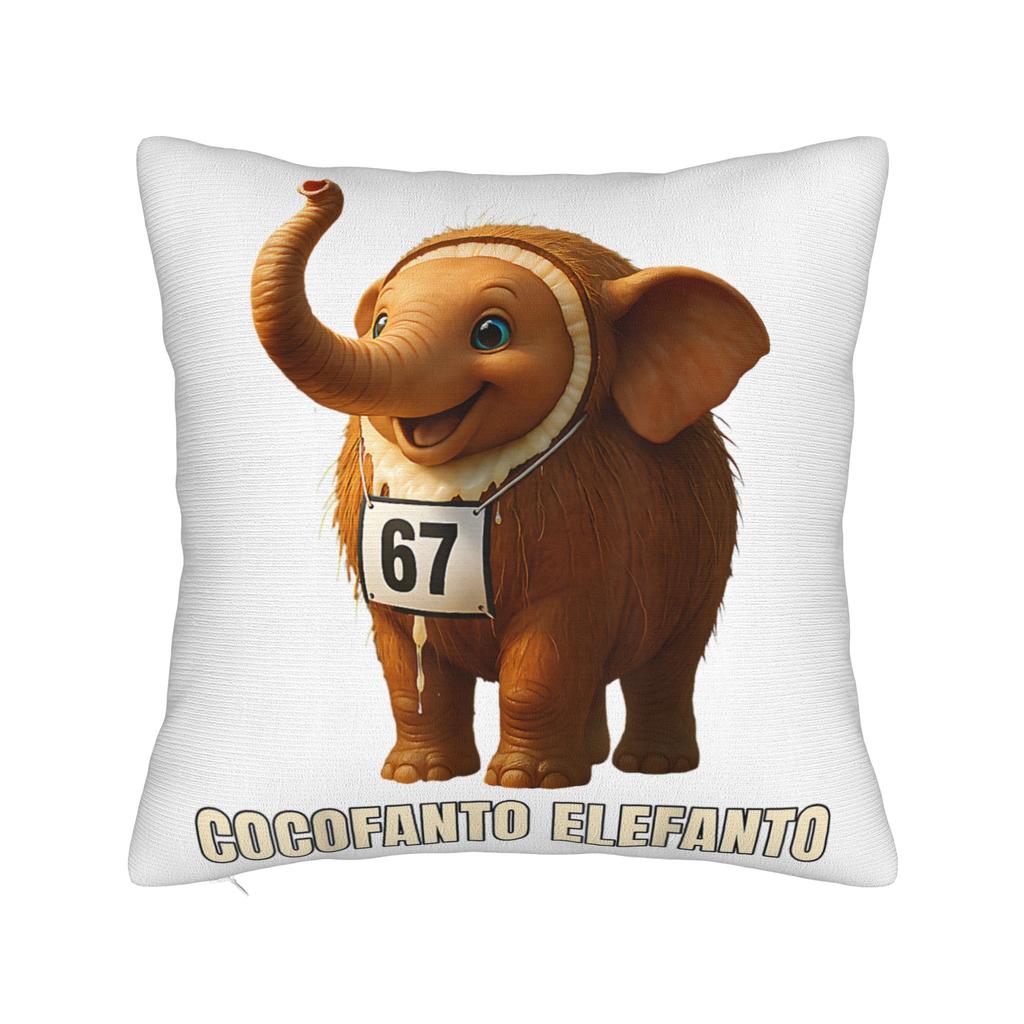 67 Meme Tralalero Tralala Italian Brainrot Pillowcase Printed Fabric Cushion Cover Gift Pillow Case Cover Home