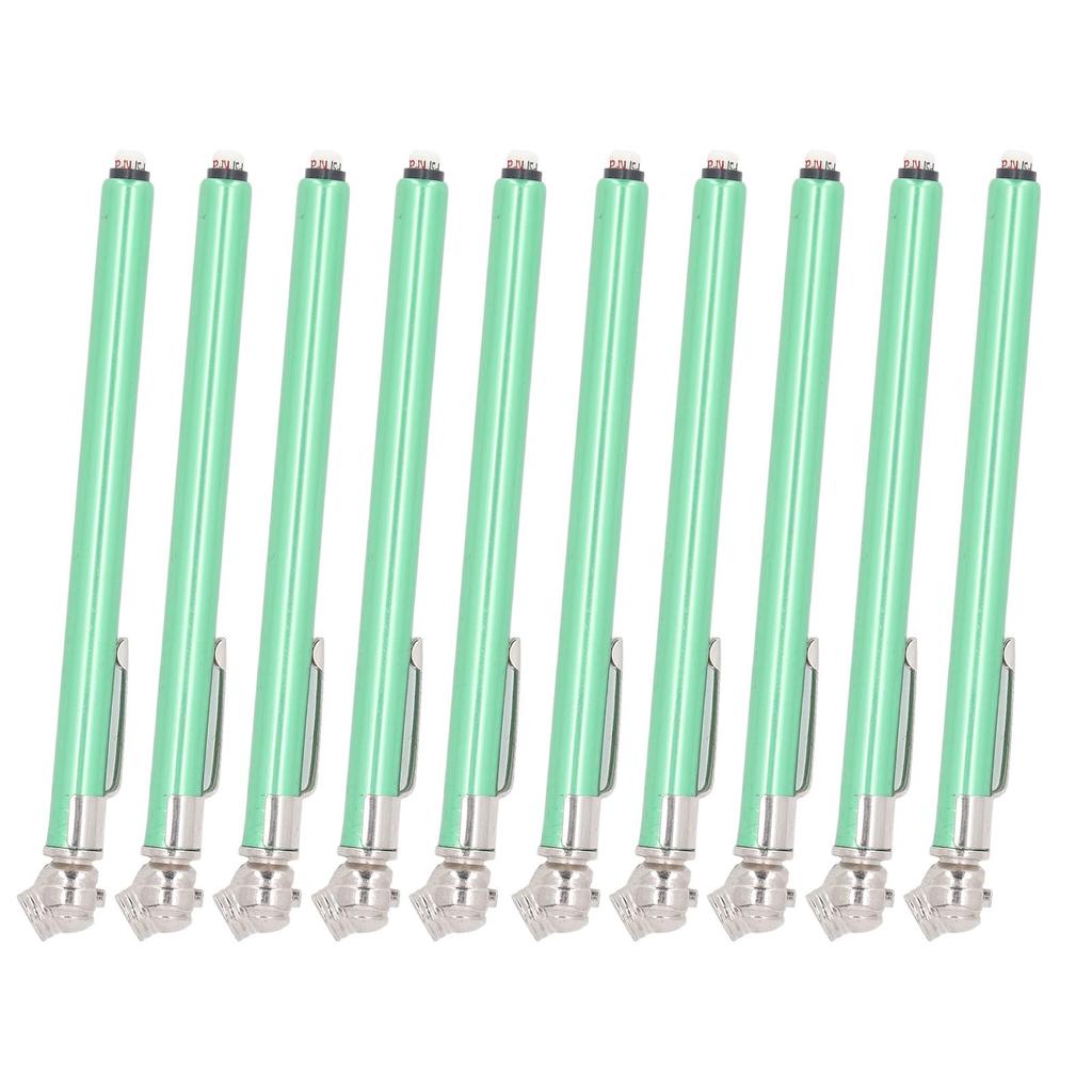 10PCS Pencil Tire Pressure Gauge 3 Ranges 4 Sided Reading High Accuracy Tire Air Gauge