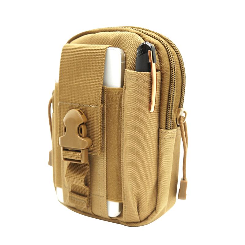 Venkovní sportovní multifunkční taška na příslušenství s velkou kapacitou, závěsná taška na mobilní telefon, taktická ledvinka