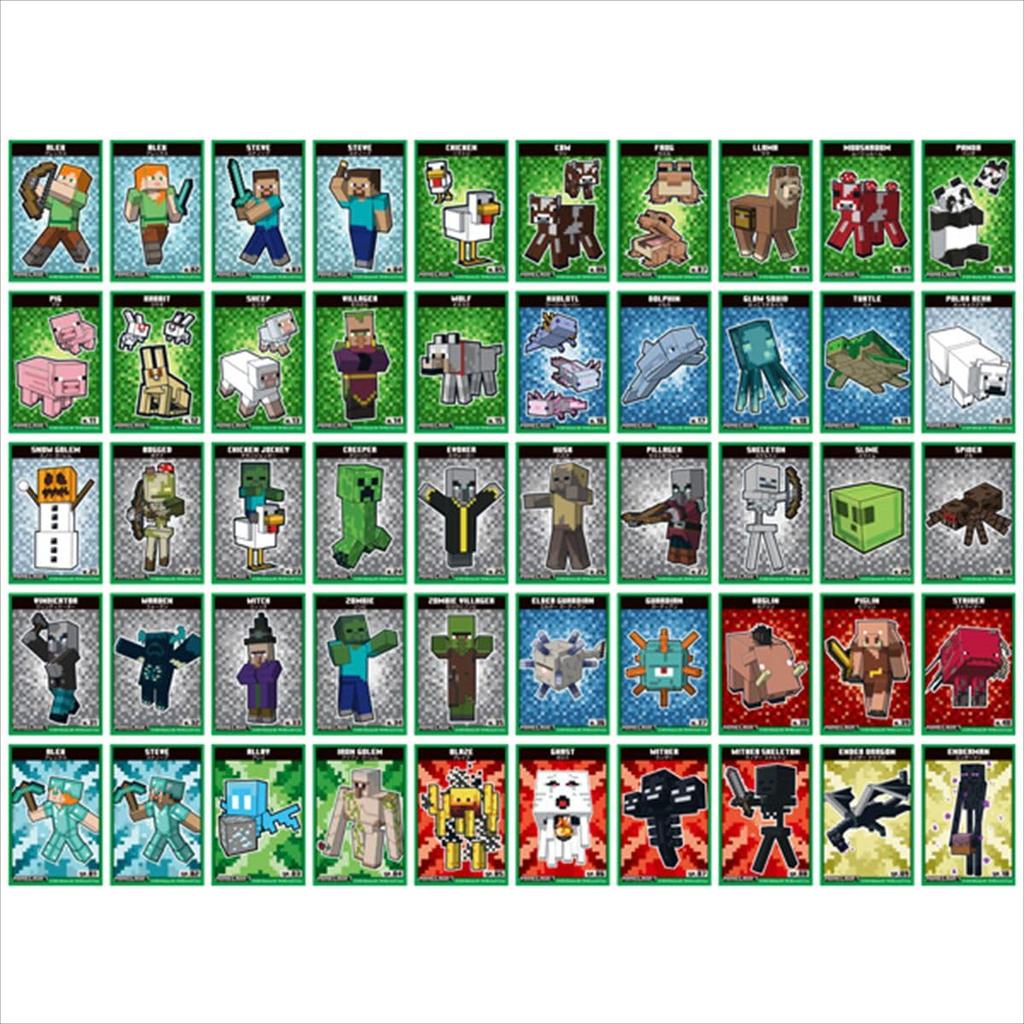 Ensky Minecraft Sticker Collection, 1 Box, Approx. H141 X W73 X D45mm, Paper