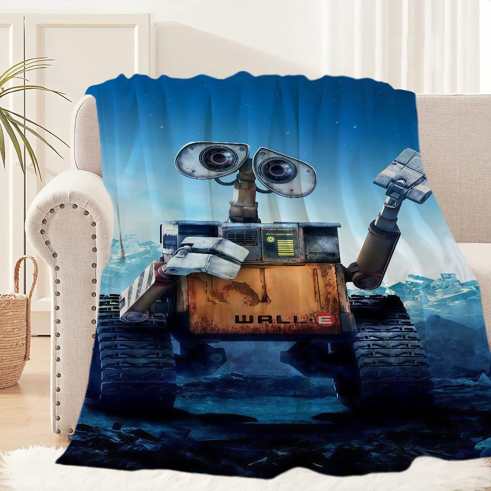 

Animation W-Wall-E DSN Blanket Blanket for Couch Sofa Travel Home Picni Flannel Blanket birthday gift Warm Comfortable 30x40in