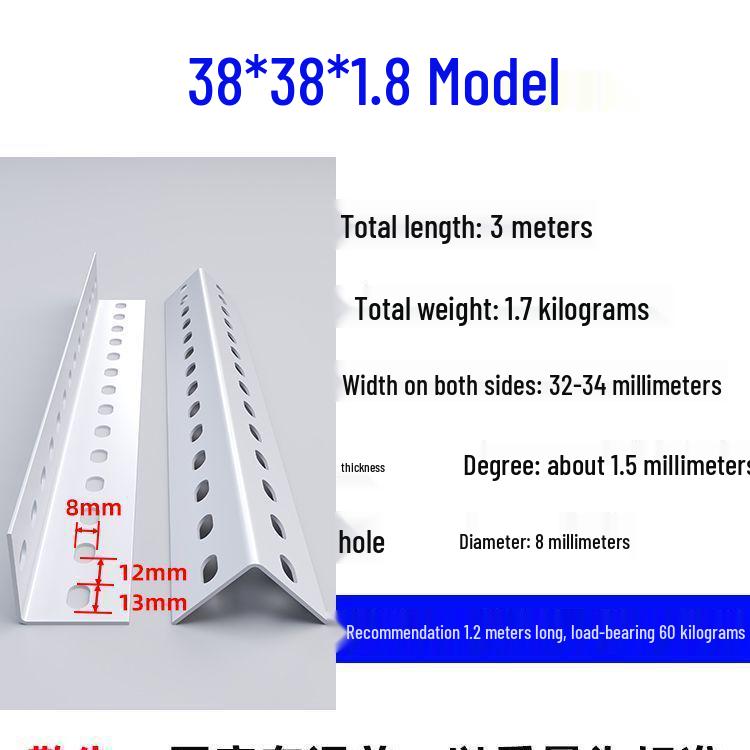 Adjustable Stainless Steel Angle Iron Shelf Rack