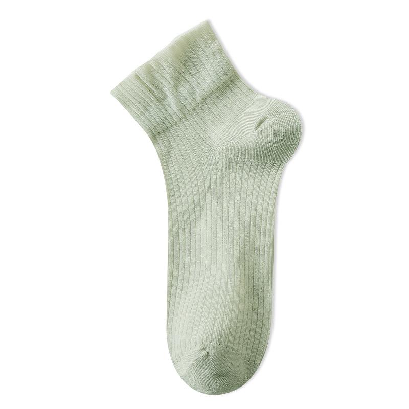 Summer Thin Ice Socks for Women, Boneless Crystal Silk Anti-hook Silk Short Tube Glass Fiber Ultra-thin Short Socks