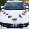 Rose Artificial Flower For Wedding Car Decoration Bridal Car Decorations White Pink Red Yellow Artificial Rose Car Decor