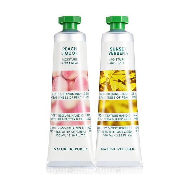 NATURE REPUBLIC - Hand And Nature Hand Cream Jumbo - 2 Types Peach Liquor