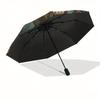 Whimsical Tree with Lantern: A Magical Garden Art PrintUmbrella, Portable 3-Fold Compact Umbrella for Men & Women Gift