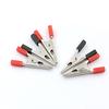 5Pcs 50Mm Plastic Durable Handle Test Probe Metal Alligator Clips with Screw