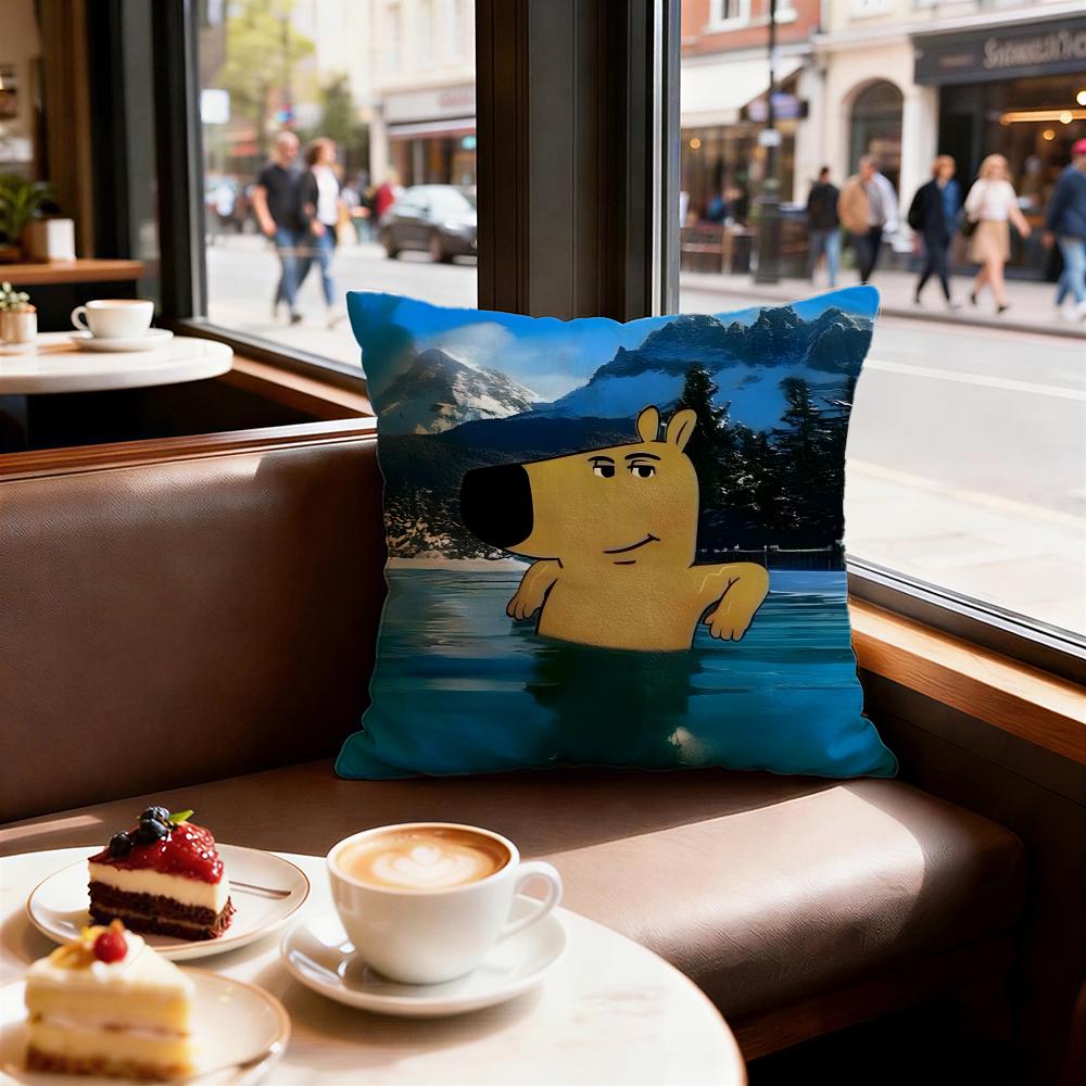 Character Chill Guy Cushion Cover Decorative Cushions Covers Cover Sofa X Pillow Piece X X Pillowcase