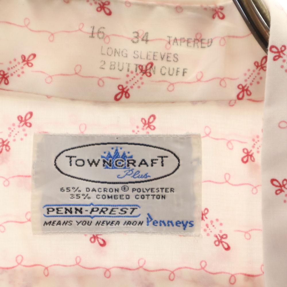 TOWNCRAFT 70s vintage Overall handle Long sleeve shirt Pennys Tankura Men's Used