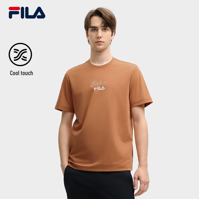 FILA Men s Summer Knit Short Sleeve T-Shirt L
