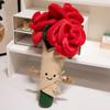 Heart-Shaped Rose Bouquet Plush Doll - 2025 Valentine's Day Gift for Girlfriend