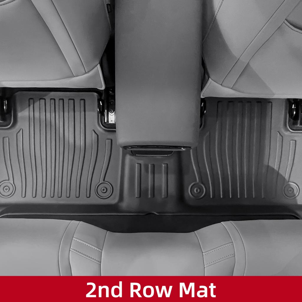 for Volvo EX30 2026 2026 Car Floor Mats Cargo Liner Trunk Pad TPE 3D Foot Mat Backrest Liner Waterproof Accessories Black