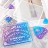 Jewelry Making Epoxy Silicone DIY Gothic Planchette Mould Resin Casting Mold Clay Tools Ouija Board