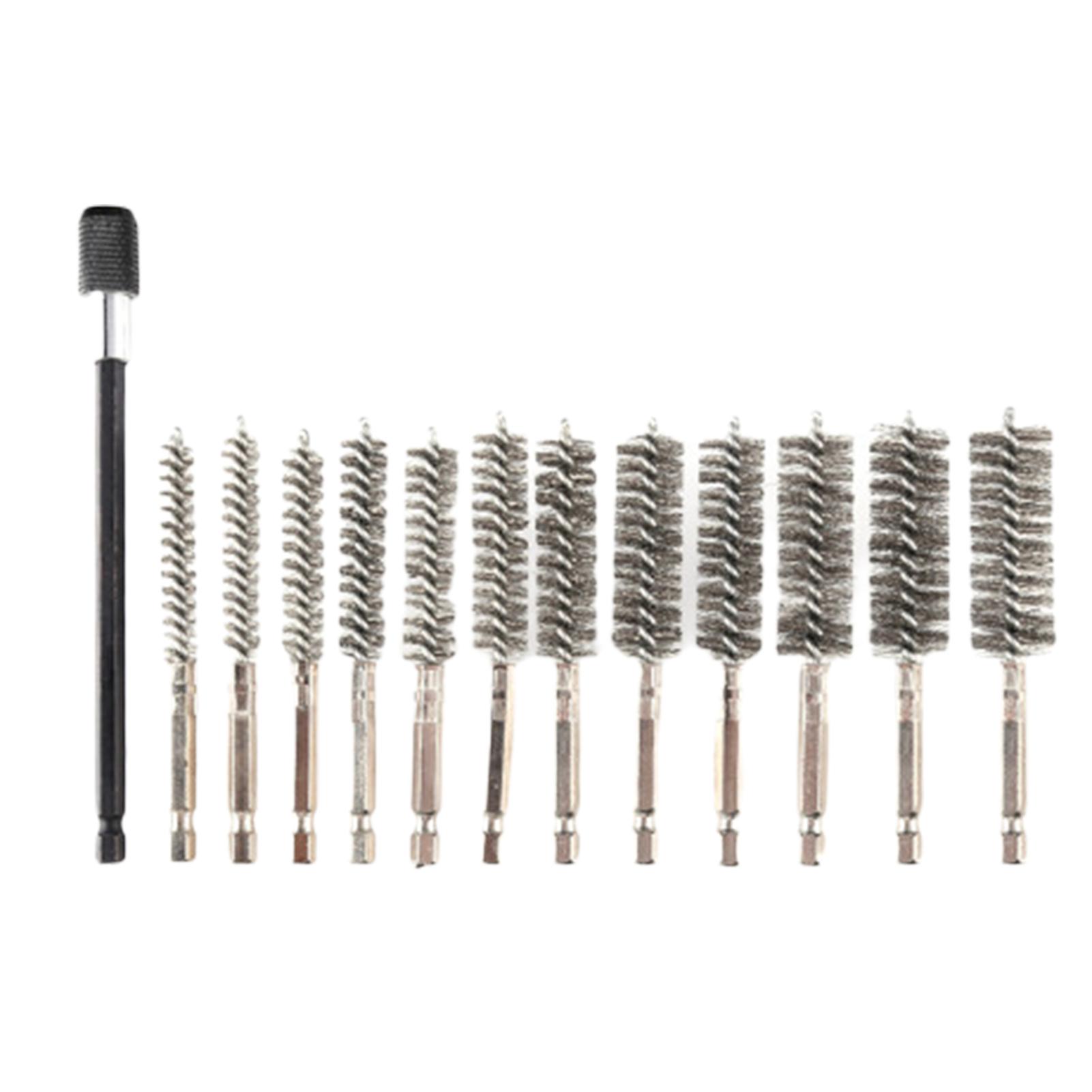 

Портативная проволочная щетка с закрученной ручкой, гибкая, тонкая, с длинной ручкой, для очистки/удаления заусенцев с отверстий труб WWO66