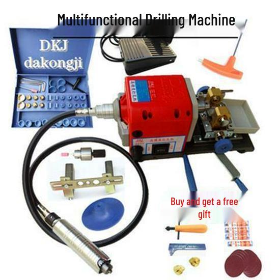 Pearl Punching Machine: Mini Jade Beads DIY Drill for Home & Craft Use