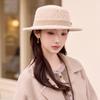 British Retro Women's Fedora Hat Fashion Commute Hat New Trilby Hat  Daily Commute