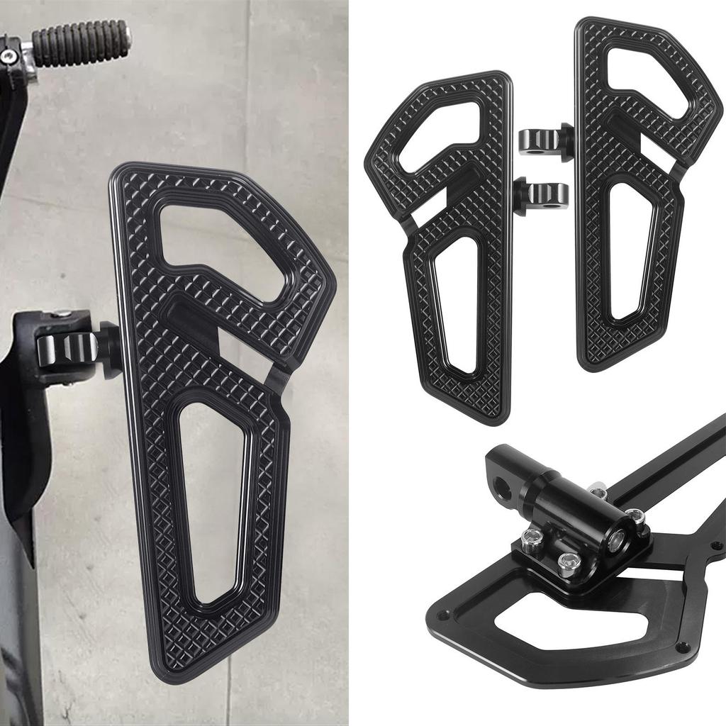 Empire Knight Rear Passenger Footpegs: Motorcycle Accessories for Universal Harley Models