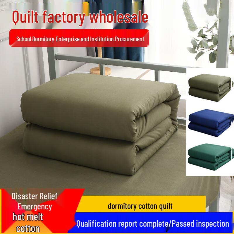 Tianhengyucheng Notfall Armeegrün Baumwollsteppdecke