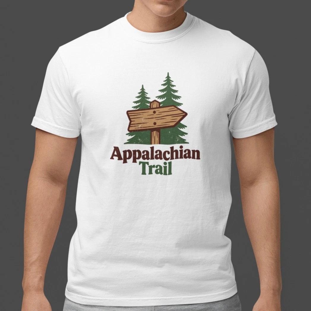 Appalachian Trail T Shirt Hiking Outdoor Tee Nature Camping Unisex Cotton Shirt M