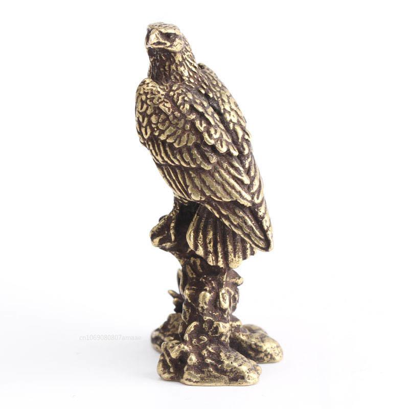 Handgefertigter Adler Schmuck Vintage Kupfer Vogel Figur Skulptur Handgefertigtes Handwerk Mini Heim Büro Schreibtisch Tier Dekoration