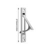 Modern Recessed Cabinet Door Handle Stainless Steel Sliding Door Handle Rustproof Pulls Furniture Hardware Enduring
