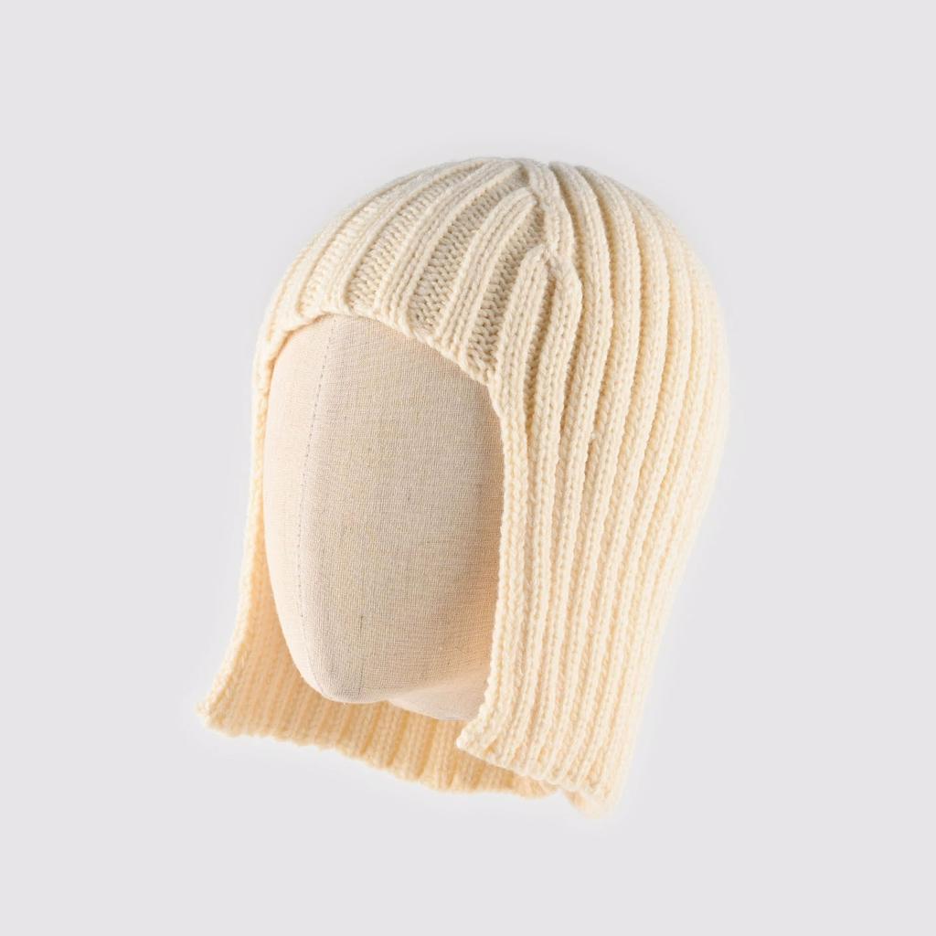 1pc Winter Warm Knitt Beanie Hat for Women,Winter Hot Girl Wig Warm Ear Protection Headwrap Hat for Outdoor Activities,daliywear