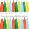 Mexico Class Of 2025 Graduation Banner Fiesta Pom Poms Flowers Paper Tassel Garland Decoration College Grad Party Supplies